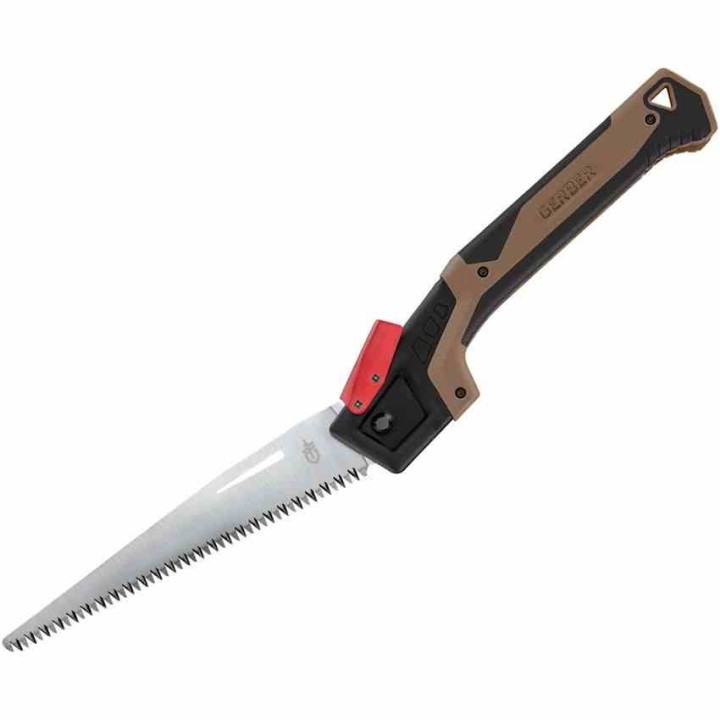 Scie Pliante Gerber Bushcraft Lame Acier Carbone SK5 Manche GFN Coyote Etui Nylon G1067465 - Livraison Gratuite