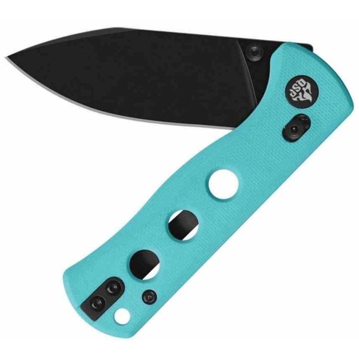 Couteau QSP Canary Glyde Lock Tiffany Lame Acier 14C28N BLK Manche G10 Glyde Lock IKBS QS150GLC2 - Livraison Gratuite