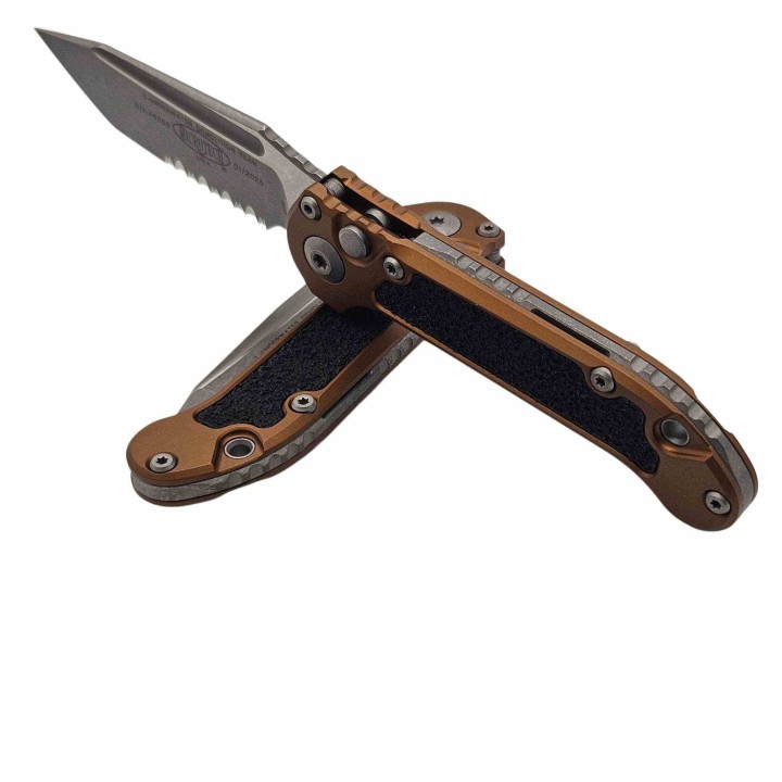 Couteau Microtech LUDT Gen III T/E Tan Lame Tanto Serr Acier M390MK Manche Alu USA MCT113611APTA - Livraison Gratuite