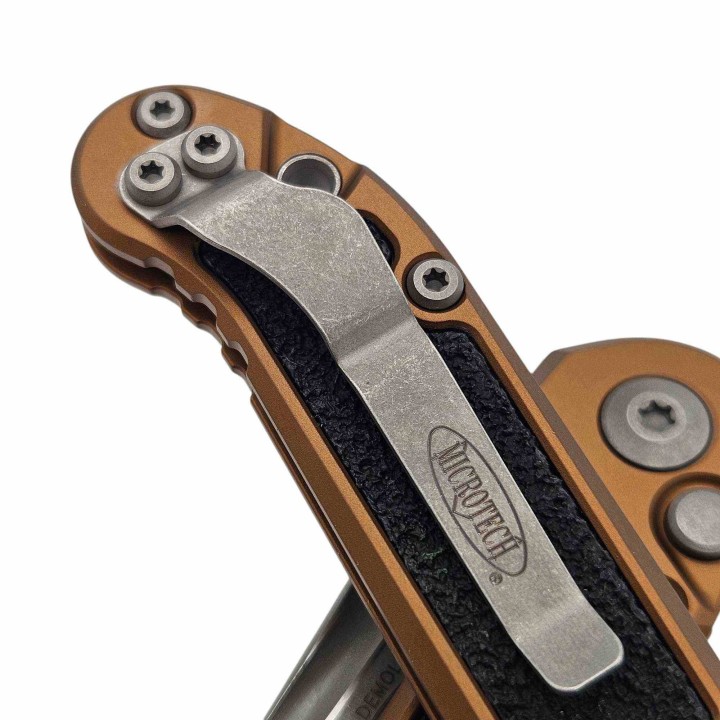 Couteau Microtech LUDT Gen III T/E Tan Lame Tanto Serr Acier M390MK Manche Alu USA MCT113611APTA - Livraison Gratuite
