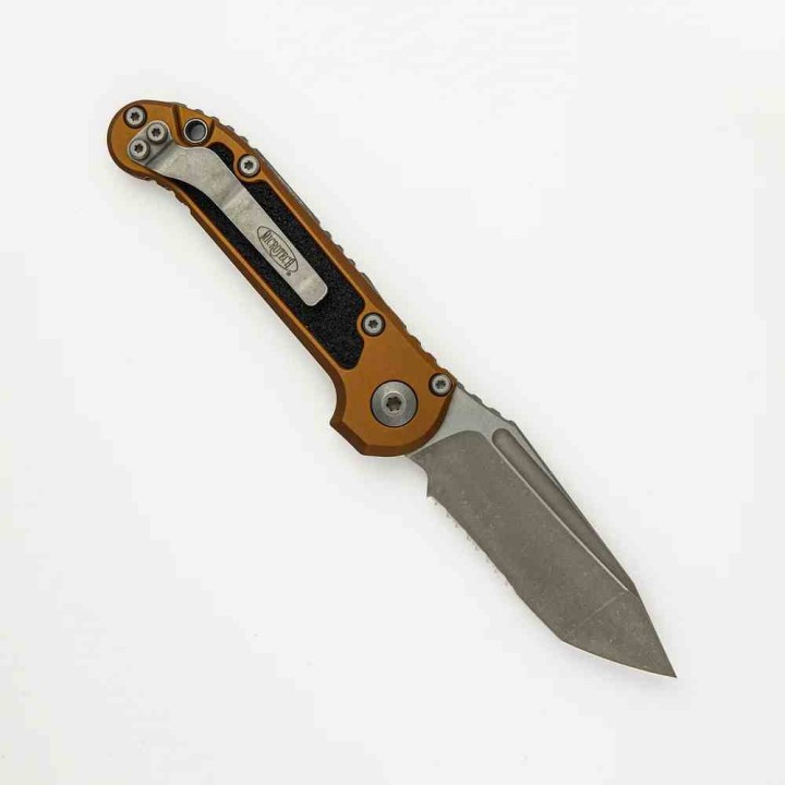 Couteau Microtech LUDT Gen III T/E Tan Lame Tanto Serr Acier M390MK Manche Alu USA MCT113611APTA - Livraison Gratuite