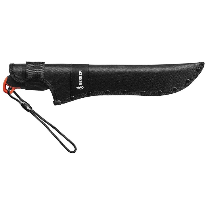 Couteau Machette Gerber Compact Clearpath Machete Acier Carbone/Inox Manche GRN Etui Nylon G3154 - Livraison Gratuite