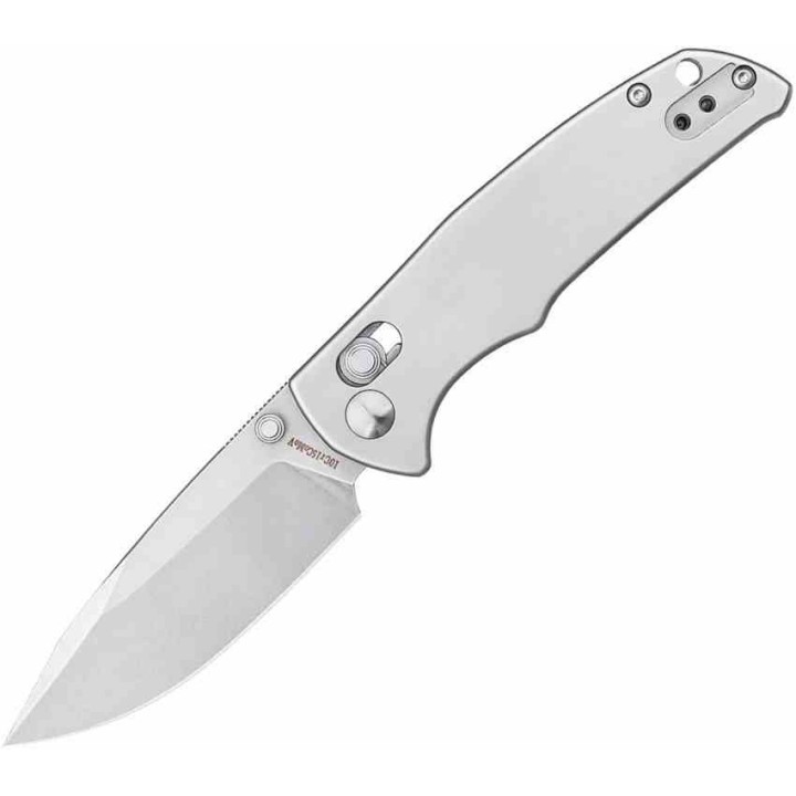 Couteau Olight Rubato 3 Rail Lock Lame Drop Point Acier 10Cr15CoMoV Manche Inox Clip OLTRUBATO3STHD - Livraison Gratuite