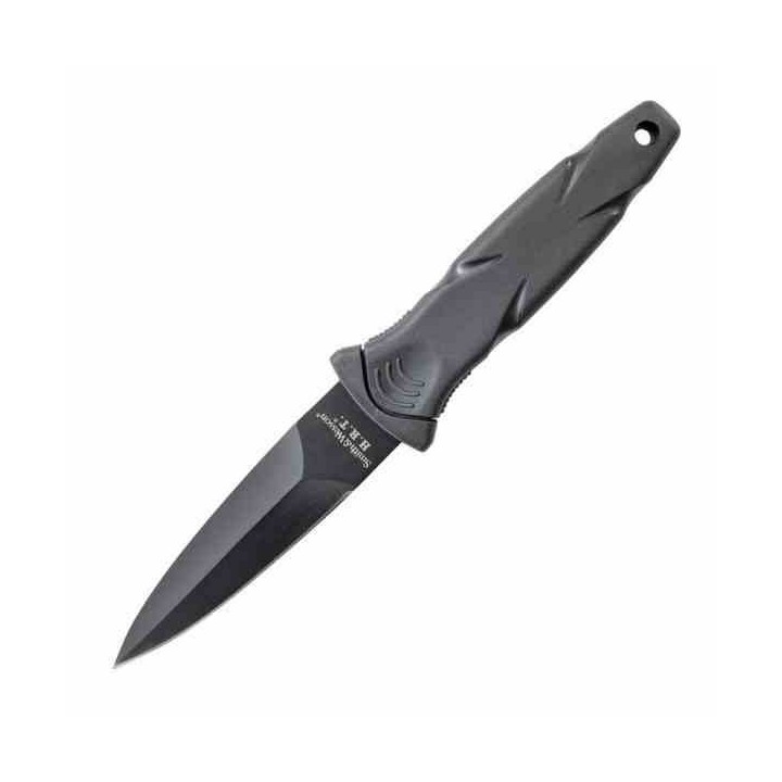 Set Couteaux Smith & Wesson Extreme Ops/HRT 1 Pliant & 1 Fixe Lame Acier 7Cr17MoV Manche TPR/Alu SWP1105619 - Livraison Gratuite