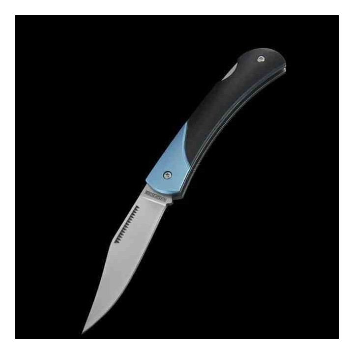 Couteau Rough Rider Lockback Lame Clip Point Acier VG10 Manche Aluminium RR2201 - Livraison Gratuite