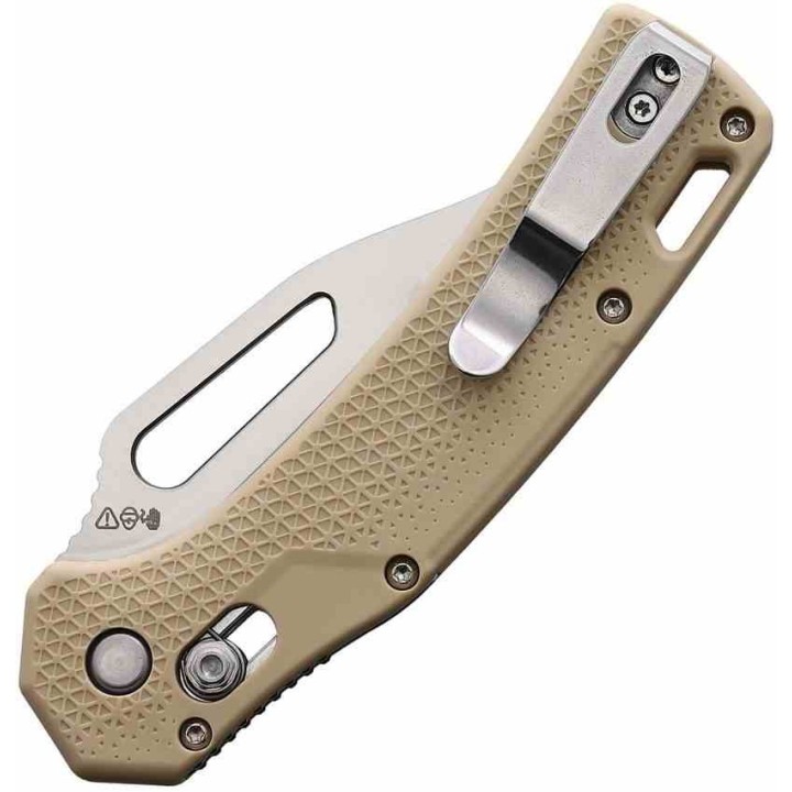 Couteau Blackfire Tan Pivot Lock Clip Point Lame Acier D2 Manche Nylon Clip BFOGK002TNB - Livraison Gratuite