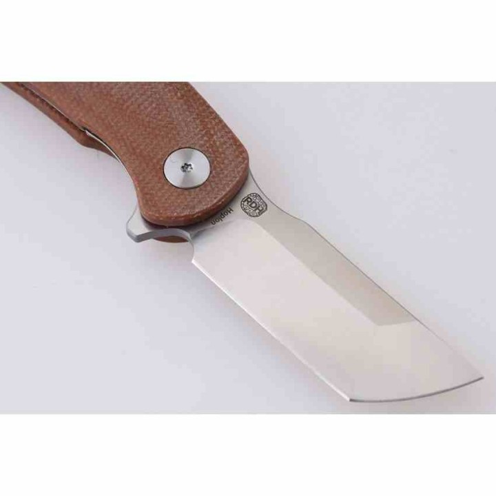 Couteau Shieldon Hoplon Lame Tanto Acier 154CM Manche Micarta Linerlock Clip SHIRH01A - Livraison Gratuite