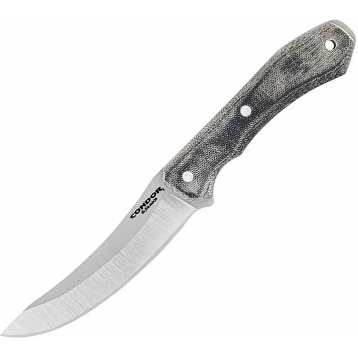 Couteau Condor K-Night Scullery Lame Acier 14C28N Manche Micarta Etui Kydex Made El Salvador CTK183646MSK - Livraison Gratuite