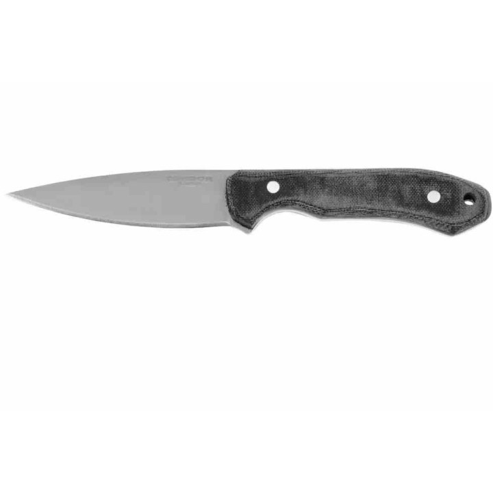 Couteau Condor K-Night Scullery Lame Acier 14C28N Manche Micarta Etui Kydex Made El Salvador CTK183646MSK - Livraison Gratuite