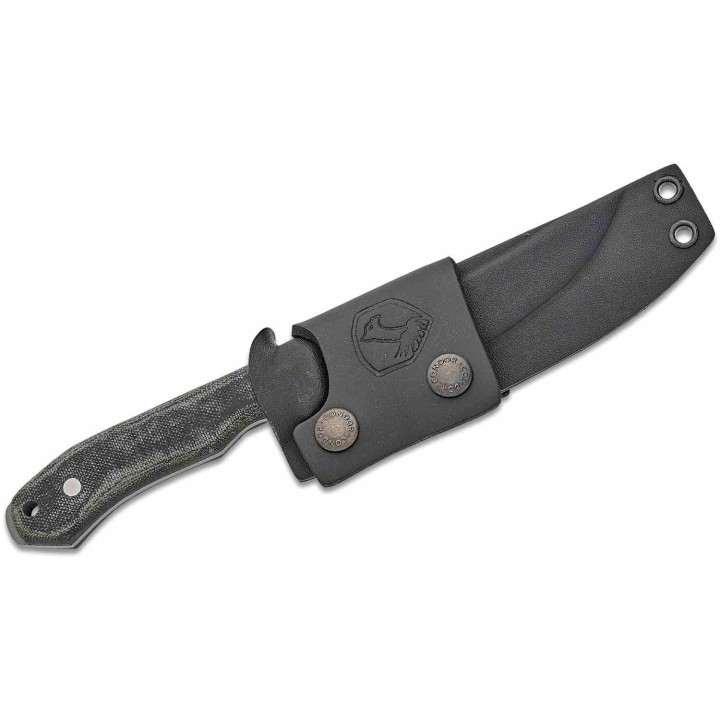 Couteau Condor K-Night Scullery Lame Acier 14C28N Manche Micarta Etui Kydex Made El Salvador CTK183646MSK - Livraison Gratuite