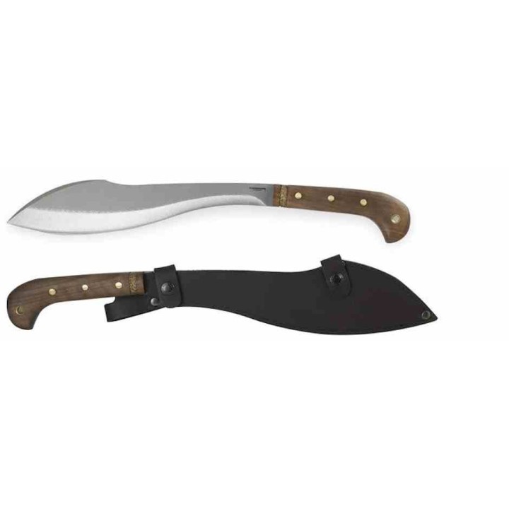 Machette Condor Amalgam Lame Acier 1075 Manche Noyer Etui Cuir El Salvador CTK2817117HC - Livraison Gratuite
