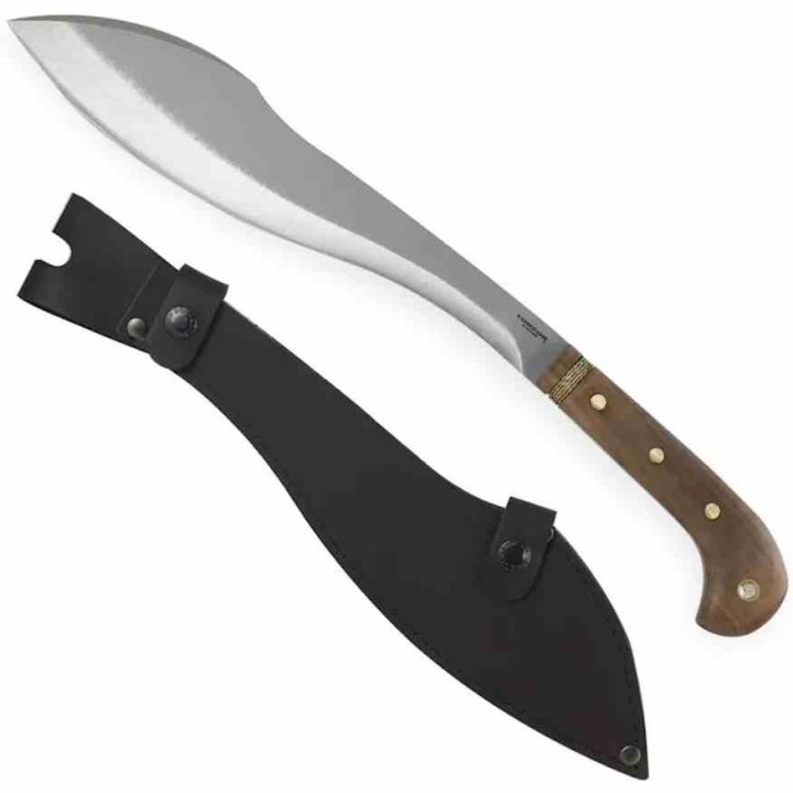 Machette Condor Amalgam Lame Acier 1075 Manche Noyer Etui Cuir El Salvador CTK2817117HC - Livraison Gratuite