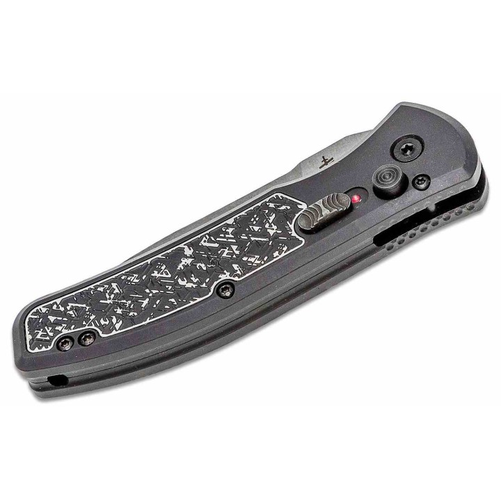 Couteau Automatique Gerber Empower AUTO Lame Acier S30V Manche Alu Black/White Button Lock USA G1323 - Livraison Gratuite