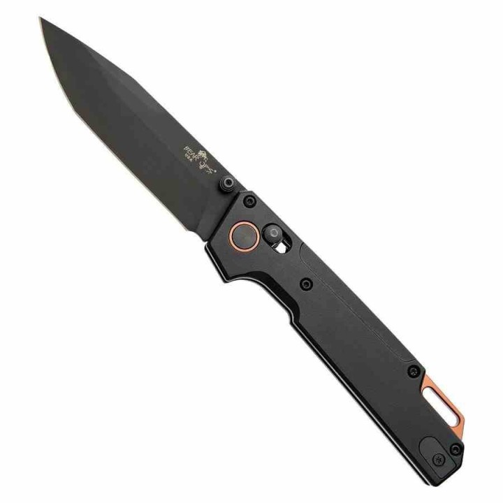 Couteau Bear Ops Nekama Lame Acier 14C28N Tanto Manche Aluminium Crossbar Lock USA BCMC1000ALBKB Livraison Gratuite