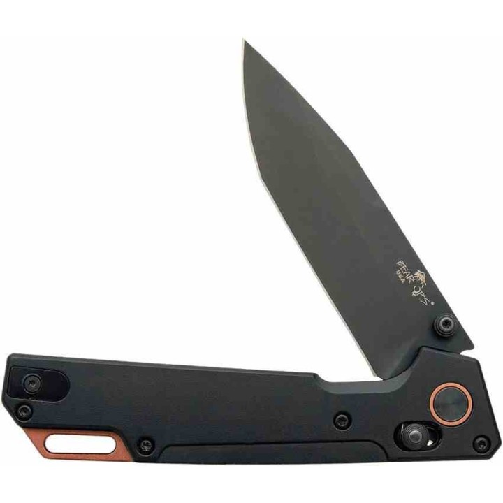 Couteau Bear Ops Nekama Lame Acier 14C28N Tanto Manche Aluminium Crossbar Lock USA BCMC1000ALBKB Livraison Gratuite