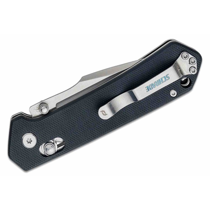 Couteau Schrade Delta Class Divergent Lame Acier AUS-8 Harpoon Manche G10 Crossbar Lock SCH1182620 - Livraison Gratuite