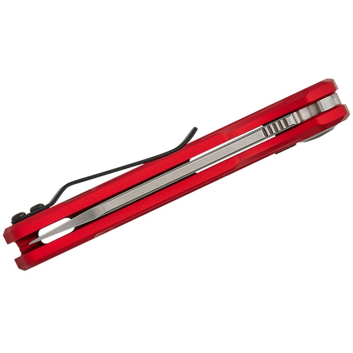 Couteau Automatique Kershaw Launch 11 AUTO Red Lame Acier CPM-154 Manche Alu Push Button USA KS7550RD - Livraison Gratuite