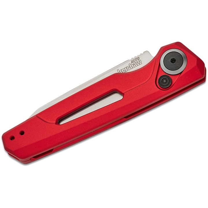 Couteau Automatique Kershaw Launch 11 AUTO Red Lame Acier CPM-154 Manche Alu Push Button USA KS7550RD - Livraison Gratuite