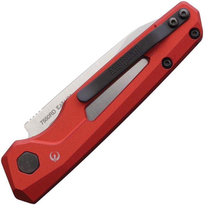 Couteau Automatique Kershaw Launch 11 AUTO Red Lame Acier CPM-154 Manche Alu Push Button USA KS7550RD - Livraison Gratuite