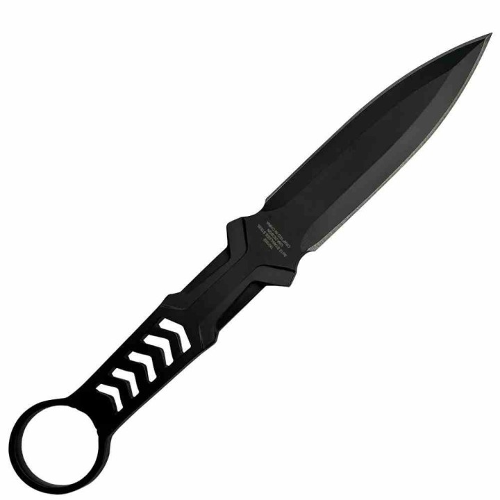 Couteau Dague Takumitak Missing Screw Lame Acier 3Cr13 Spear Point Etui FRN TKF302 - Livraison Gratuite
