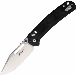 Couteau Ganzo G-Lock Lame Acier D2 Satin Manche G10 Liner Lock Clip GA768BK - Livraison Gratuite