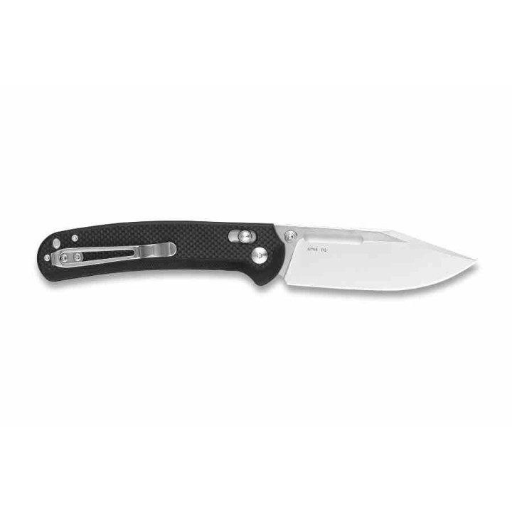 Couteau Ganzo G-Lock Lame Acier D2 Satin Manche G10 Liner Lock Clip GA768BK - Livraison Gratuite