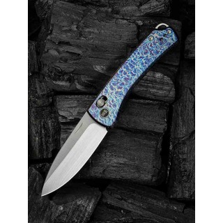 Couteau WE Knife Nightblade Blue Manche Titane Lame Acier CPM 20CV Crossbar Lock Clip IKBS WE220464 - Livraison Gratuite