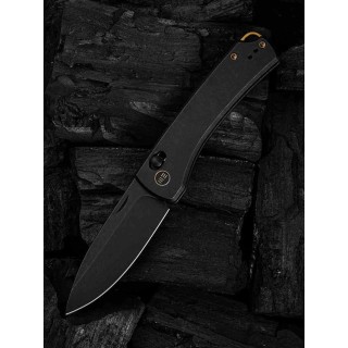 Couteau WE Knife Nightblade Black Manche Titane Lame Acier CPM 20CV Crossbar Lock Clip IKBS WE220461 - Livraison Gratuite