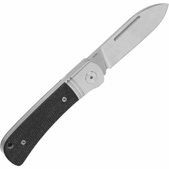 Couteau QSP Hedgehog Slip Joint Lame Acier 14C28N Spear Point Manche Micarta QS142SPA - Livraison Gratuite