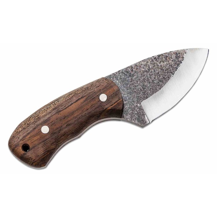 Couteau de Cou Condor Beetle Lame Acier 1095 Manche Noyer Etui Cuir Salvador CTK81027HC - Livraison Gratuite