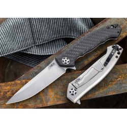 Couteau Zero Tolerance Large Sinkevich Carbon Fiber Acier S35VN Made In USA ZT0452CF - Livraison Gratuite