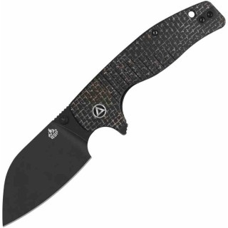 Couteau QSP Chefmaster Brown Lame Sheepsfoot Acier 14C28N Manche Micarta IKBS Linerlock QS163C2 - Livraison Gratuite
