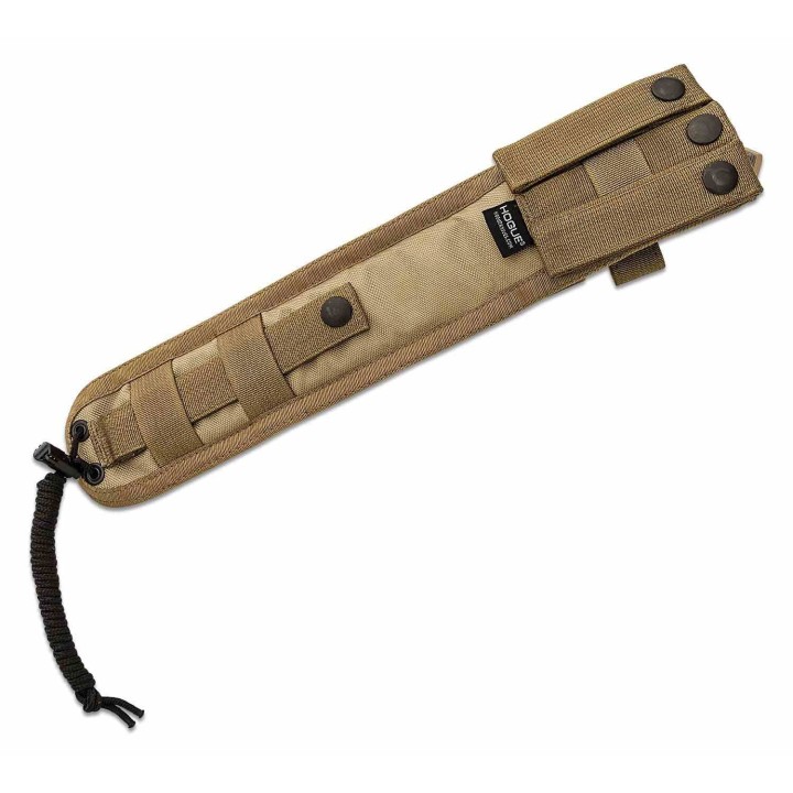 Couteau Hogue EX-F01 Lame Drop Point Acier A2 Manche G-10 Tan Etui Nylon Made USA HO35153 - Livraison Gratuite