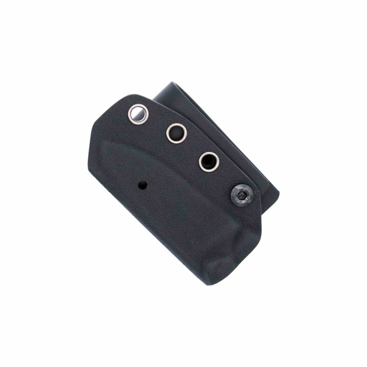 Couteau CobraTec Wolfteeth Lame Acier 14C28N Manche G-10 Noir Etui Kydex CBTWLTBLK - Livraison Gratuite