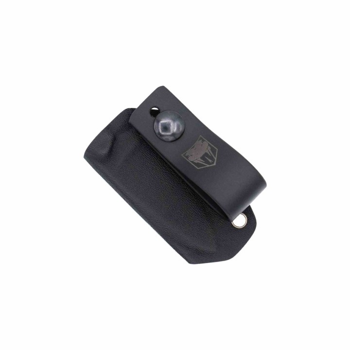 Couteau CobraTec Wolfteeth Lame Acier 14C28N Manche G-10 Noir Etui Kydex CBTWLTBLK - Livraison Gratuite
