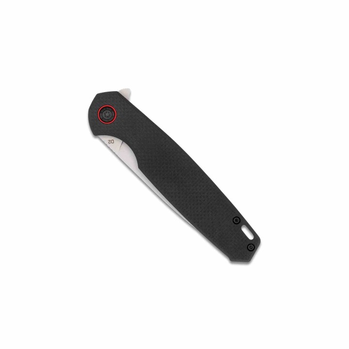 Couteau CobraTec Talon Liner Lock Lame Drop Point Acier D2 Manche G-10 Noir CBTTLNBK - Livraison Gratuite
