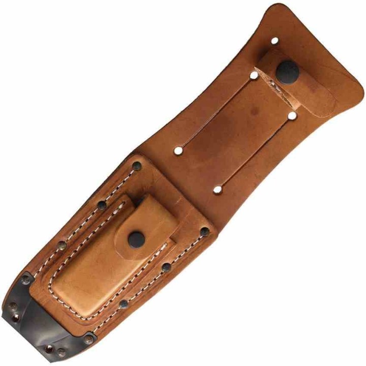 Couteau Survie Ontario 499 Air Force Lame Clip Point Acier 1095 Scie Manche Cuir Etui Cuir USA ON6150 - Livraison Gratuite