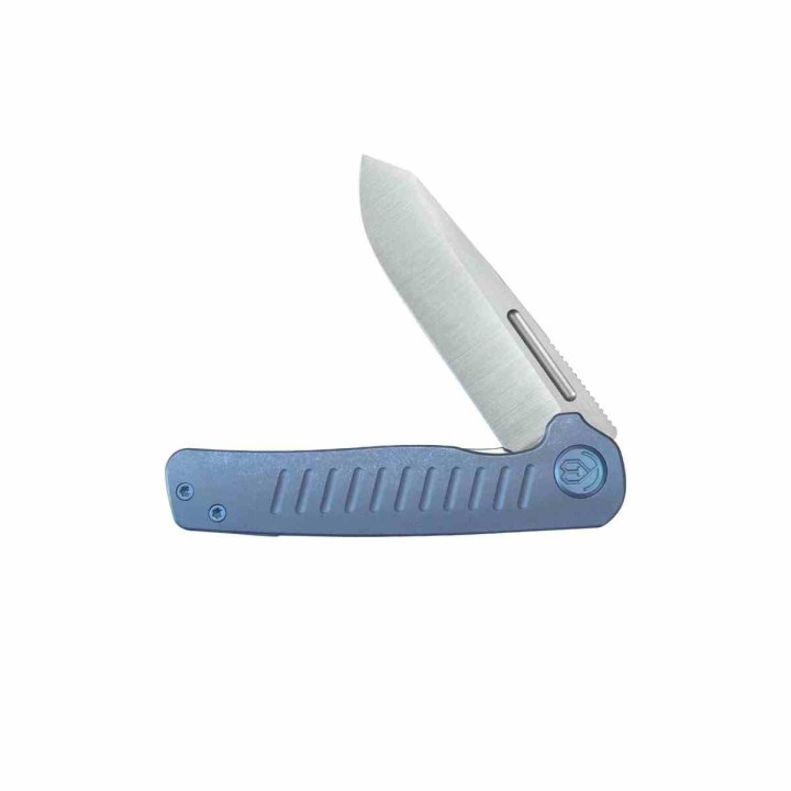 Couteau KB Steelhead Bleu Lame Reverse Tanto Acier M390 Satin Manche Titane IKBS KUB315C - Livraison Gratuite