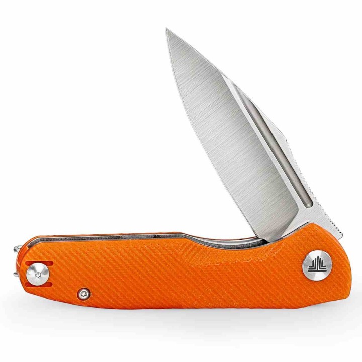 Couteau TRIVISA Antliae 03O Orange Lame 14C28N Manche G-10 IKBS Linerlock TVTY23OG14 - Livraison Gratuite