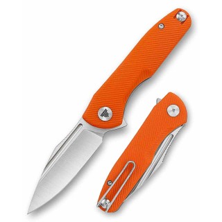 Couteau TRIVISA Antliae 03O Orange Lame 14C28N Manche G-10 IKBS Linerlock TVTY23OG14 - Livraison Gratuite