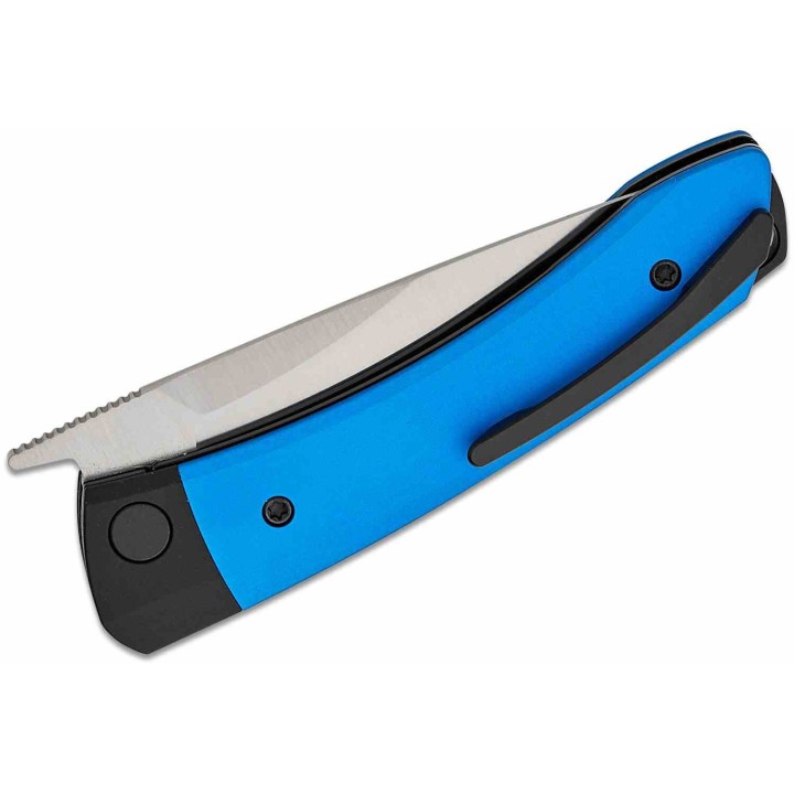 Couteau Kizer Mini Momo Blue Lame Acier 154CM Manche Aluminium IKBS Linerlock Clip KIV3663C1 - Livraison Gratuite