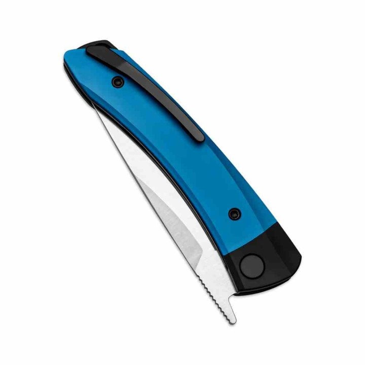Couteau Kizer Mini Momo Blue Lame Acier 154CM Manche Aluminium IKBS Linerlock Clip KIV3663C1 - Livraison Gratuite