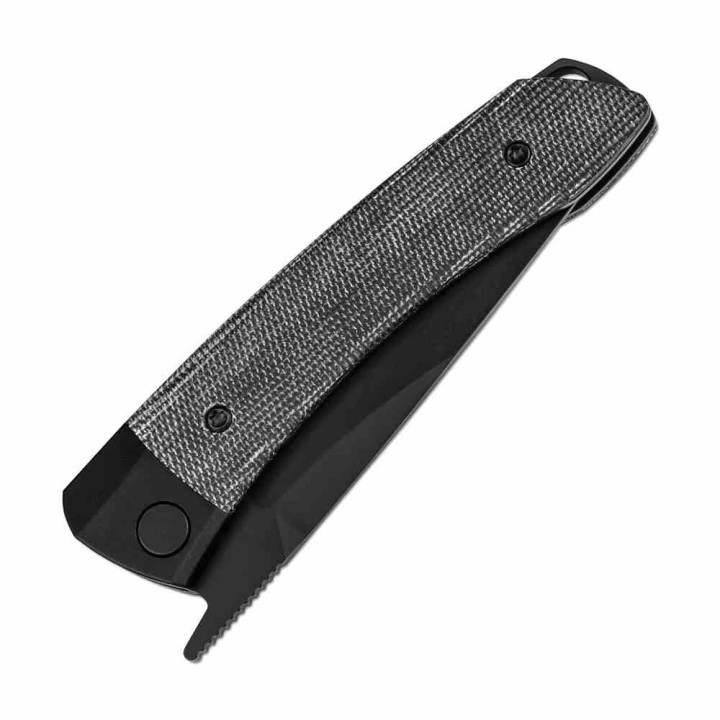 Couteau Kizer Mini Momo Black Lame Acier 154CM Noir Manche Micarta/Alu IKBS Linerlock KIV3663C2 - Livraison Gratuite