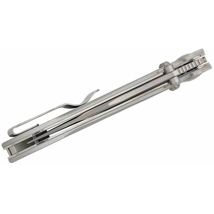 Couteau Kizer Mini Mystic Aluminium Lame Acier 154CM Manche Alu/Acrylique Lock KIV3636A1 - Livraison Gratuite 