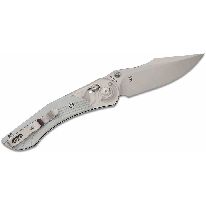 Couteau Kizer Mini Mystic Aluminium Lame Acier 154CM Manche Alu/Acrylique Lock KIV3636A1 - Livraison Gratuite 