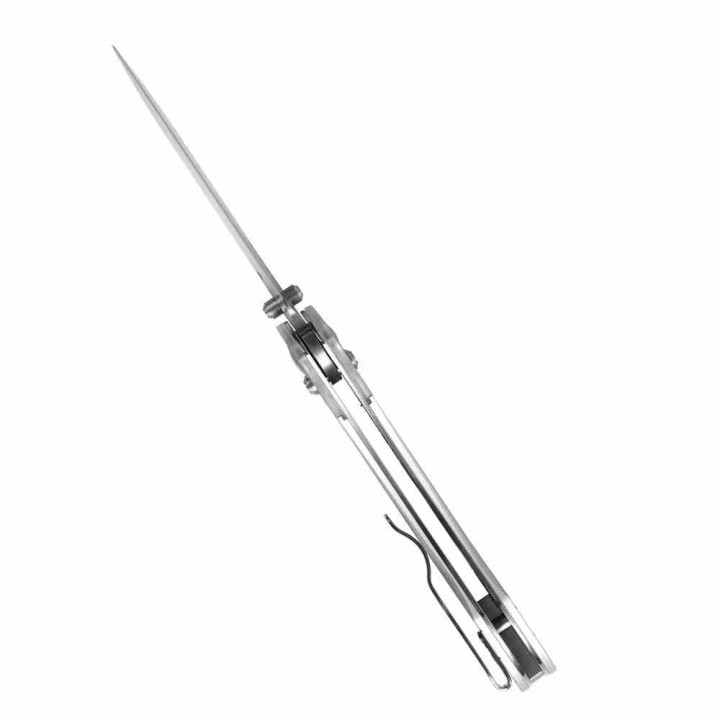 Couteau Kizer Mini Mystic Aluminium Lame Acier 154CM Manche Alu/Acrylique Lock KIV3636A1 - Livraison Gratuite 