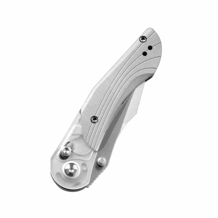 Couteau Kizer Mini Mystic Aluminium Lame Acier 154CM Manche Alu/Acrylique Lock KIV3636A1 - Livraison Gratuite 