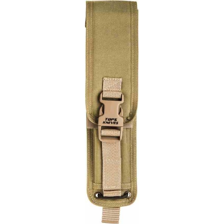 Couteau TOPS Wilderness Guide 4.0 Lame Acier 1095 Manche Micarta Tan Etui Nylon Molle USA TPWSG4 - Livraison Gratuite