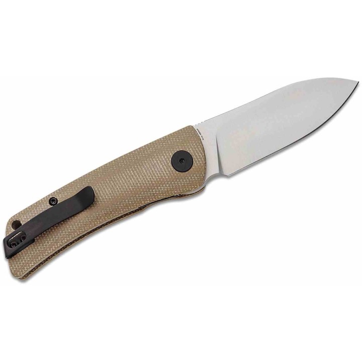 Couteau Petrified Fish PFE05 Flavorist Khaki Lame Acier K110 Manche Micarta Linerlock Clip PFKE05SKMS - Livraison Gratuite