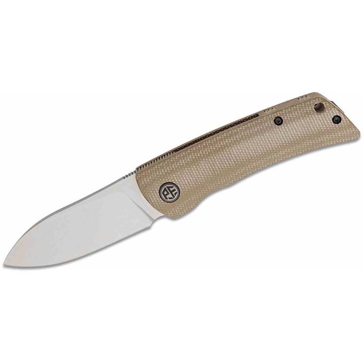 Couteau Petrified Fish PFE05 Flavorist Khaki Lame Acier K110 Manche Micarta Linerlock Clip PFKE05SKMS - Livraison Gratuite